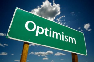 Optimism Road Sign