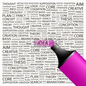 8947878-idee-markeerstift-op-achtergrond-met-verschillende-vereniging-voorwaarden-vectorillustratie
